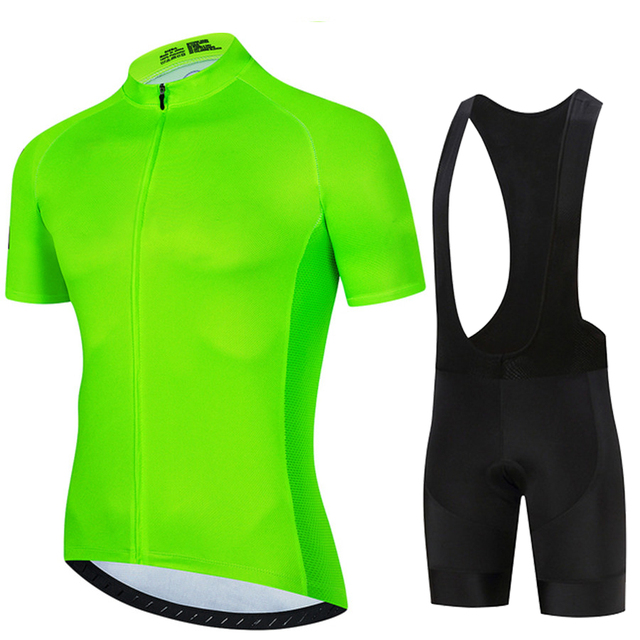 Mountain Biking Wallpaper - ชุดเสื้อเจอร์ซีย์นักปั่นแขนสั้นสำหรับผู้ชายสีเขียวเรืองแสง2024ชุดแข่งจักรยาน MTB เสื้อผ้าขี่จักรยานฤดูร้อน