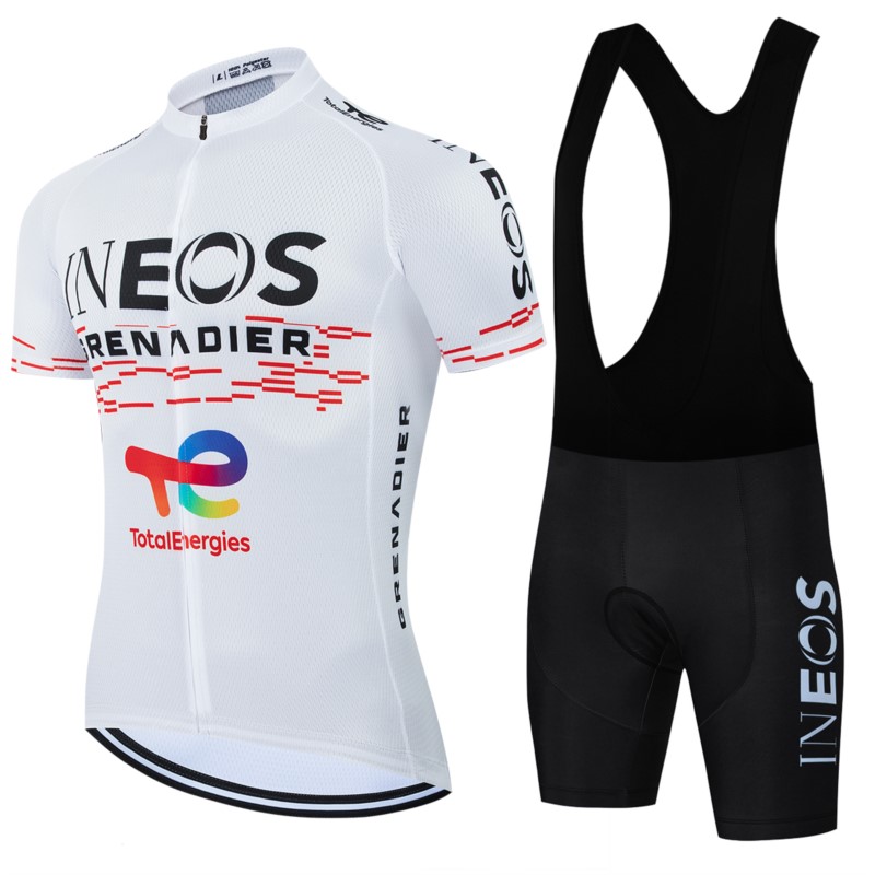 Mountain Biking Wallpaper - 2026 INEOS ชุดเสื้อเจอร์ซีย์นักปั่นสีขาวผู้ชายฤดูร้อนแขนสั้นจักรยาน MTB จักรยานเสื้อผ้าการ์ตูนเมลลอต ซิคลิสโม่ชุดยูนิฟอร์ม