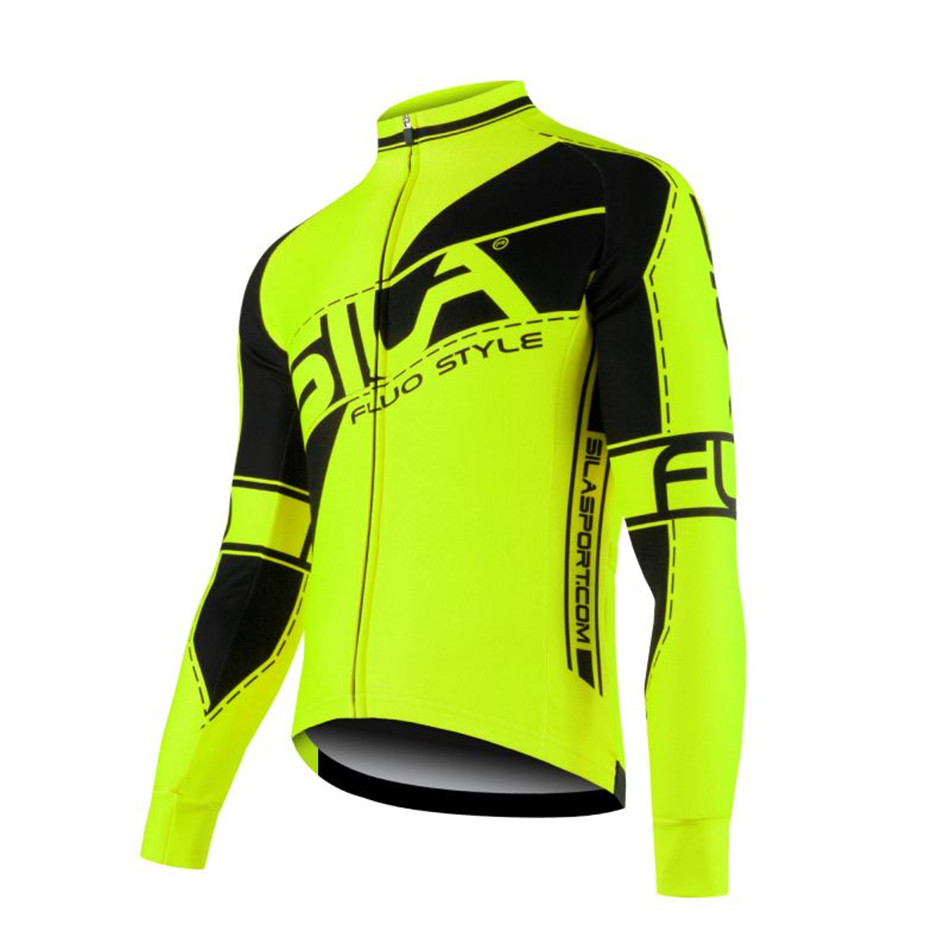 Mountain Biking Underwear - Sila Usa ผู้ชายจักรยานกีฬากลางแจ้งเสื้อแคชเมียร์ WARM JERSEY แขนยาวฤดูหนาวแจ็คเก็ตจักรยานเสือภูเขายาวเสื้อเจอร์ซีย์นักปั่น