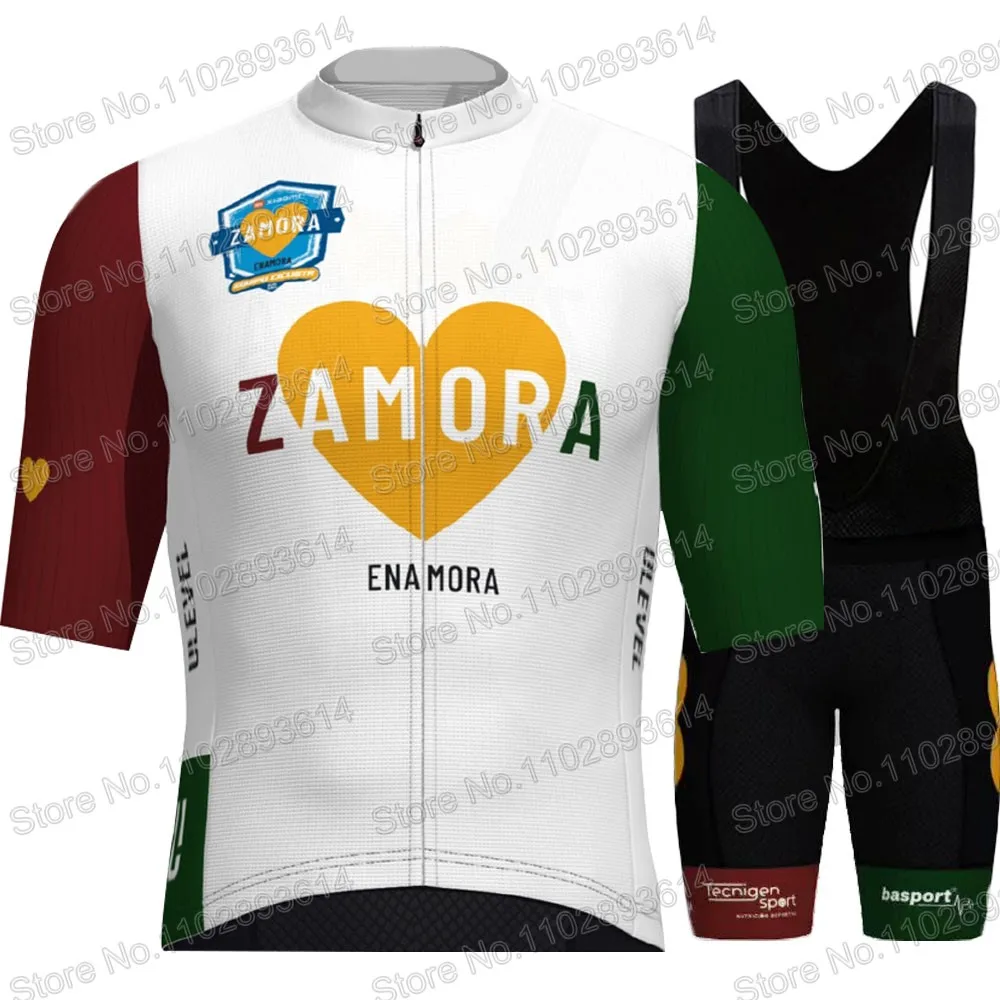 Mountain Biking Wallpaper - Zamora enamora 2023ชุดเสื้อเจอร์ซีย์นักปั่นแขนสั้นสเปนเสื้อขี่จักรยานเสื้อสูทจักรยานกางเกงขาสั้น MTB Maillot ropa