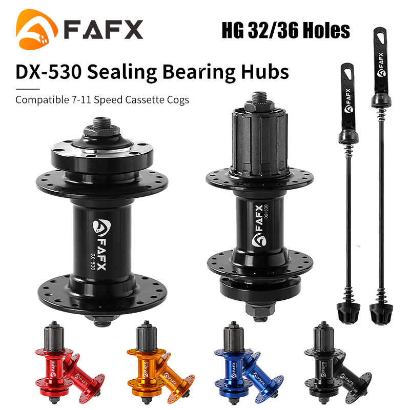 Cassette 11 Speed - FAFX MTB จักรยาน32/36หลุมปิดผนึกแบริ่งฮับใช้งานร่วมกับ7/8/9/10/11 Speed Cassette Cogs