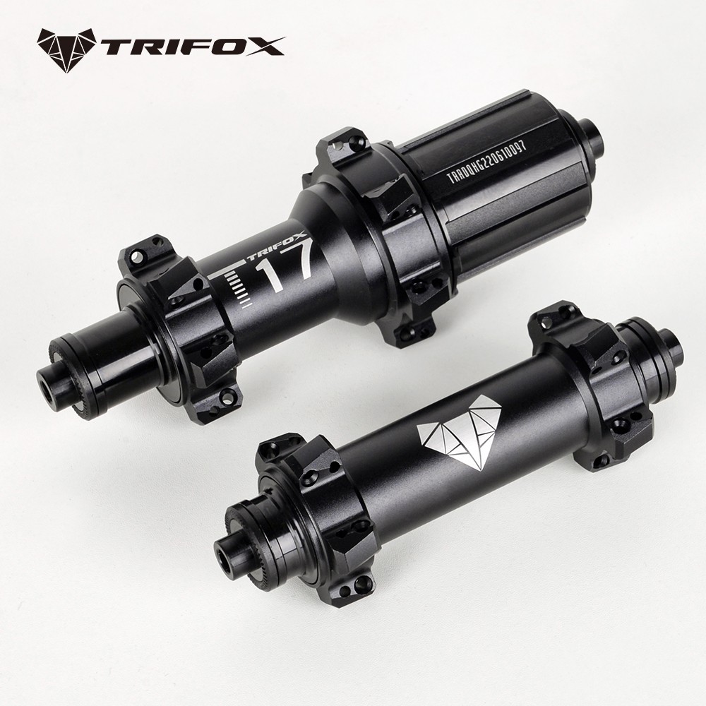 Cassette 11 Speed - Trifox ดุมจักรยานเสือหมอบ6ล้อตลับลูกปืน V เบรคหน้า20ซี่ด้านหลัง24ซี่ล้อเข้ากันได้กับ T17คาสเซ็ต8/9/10/11/12สปีด