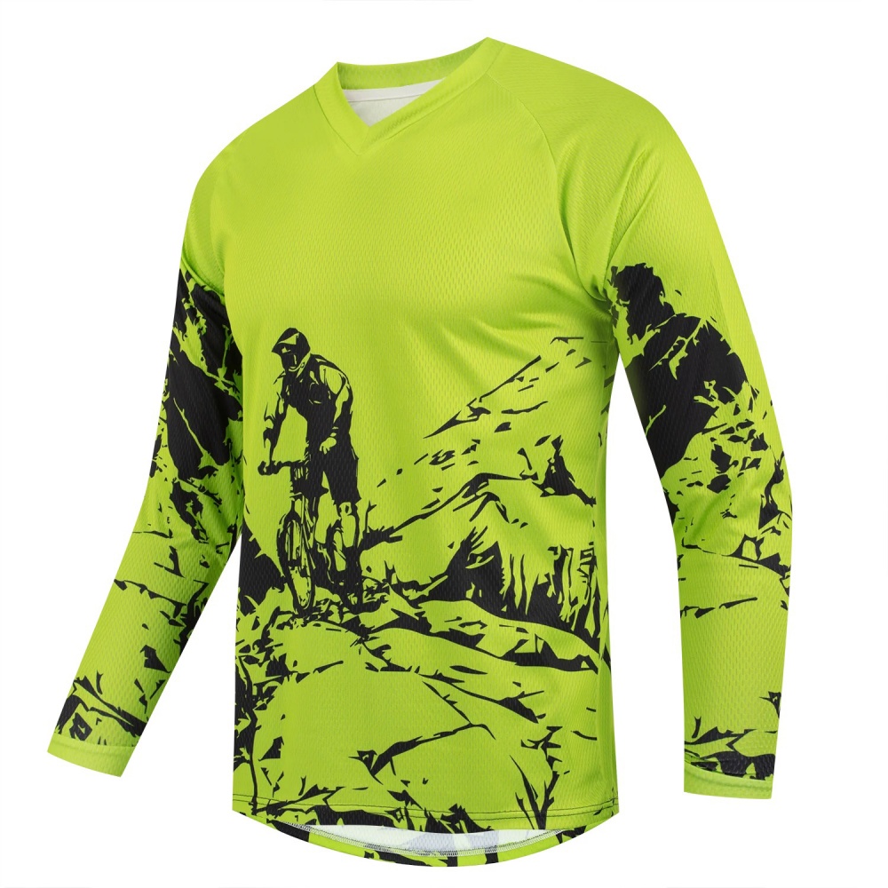 เสื้อยืดแขนยาวพิมพ์ลายจักรยานเ - Mountain Biking Shop บทวิจารณ์และราคา
