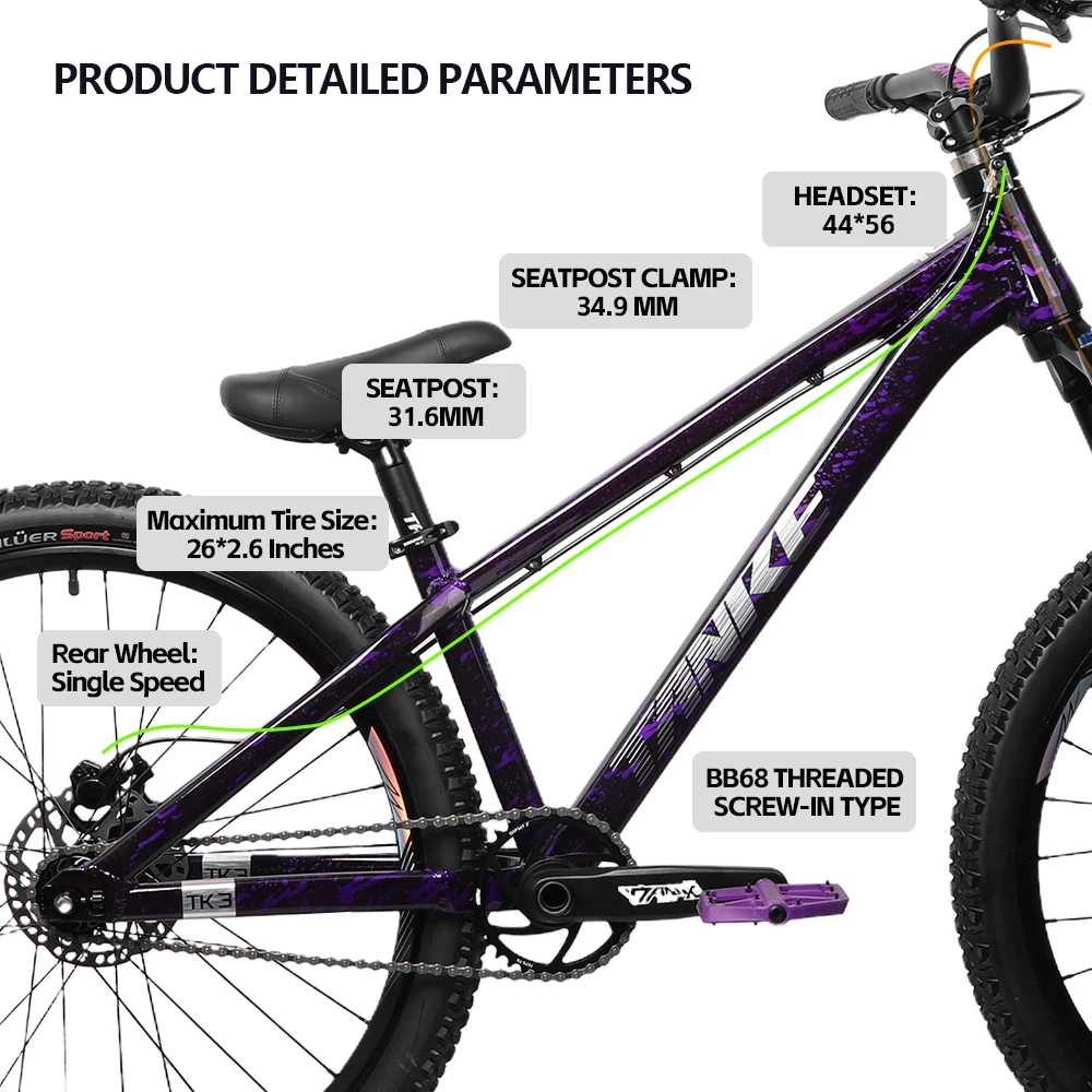 เฟรมจักรยานเสือภูเขาแบบฮาร์ดเท - Mountain Biking Jumps บทวิจารณ์และราคา