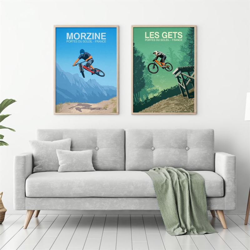 จักรยานเสือภูเขา Trail โปสเตอร - Picture Of Mountain Biking บทวิจารณ์และราคา