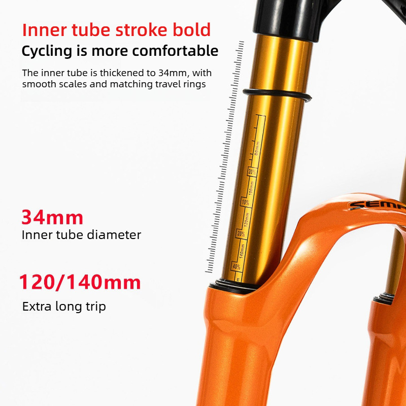 โช้คอัพลม SEMYT 140 มม. สำหรับ - Mountain Biking Jumps บทวิจารณ์และราคา