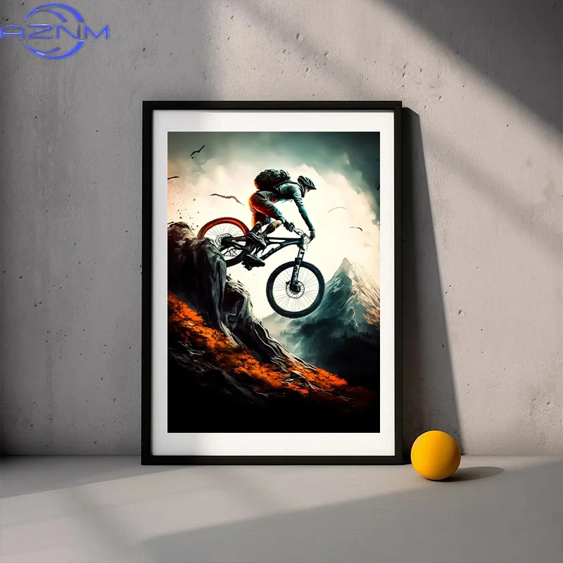 AZNM โปสเตอร์จักรยานเสือภูเขาส - Picture Of Mountain Biking บทวิจารณ์และราคา