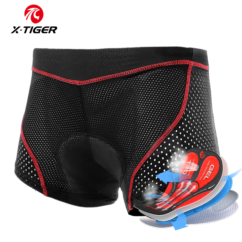 X-TIGER ผู้ชายชุดชั้นในขี่จักร - Mountain Biking Underwear บทวิจารณ์และราคา