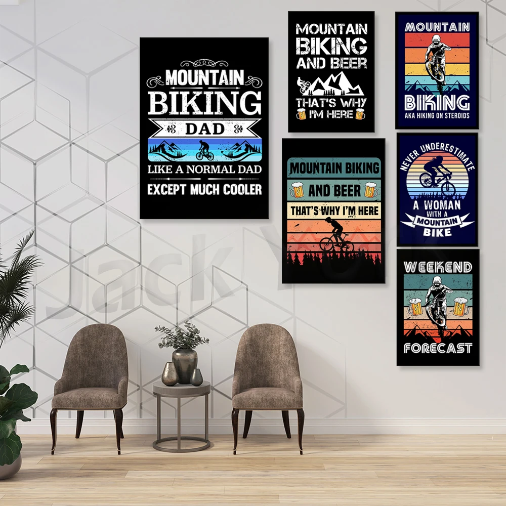 Go Mountain Bike พิมพ์ภาพวาดผ้ - Picture Of Mountain Biking บทวิจารณ์และราคา
