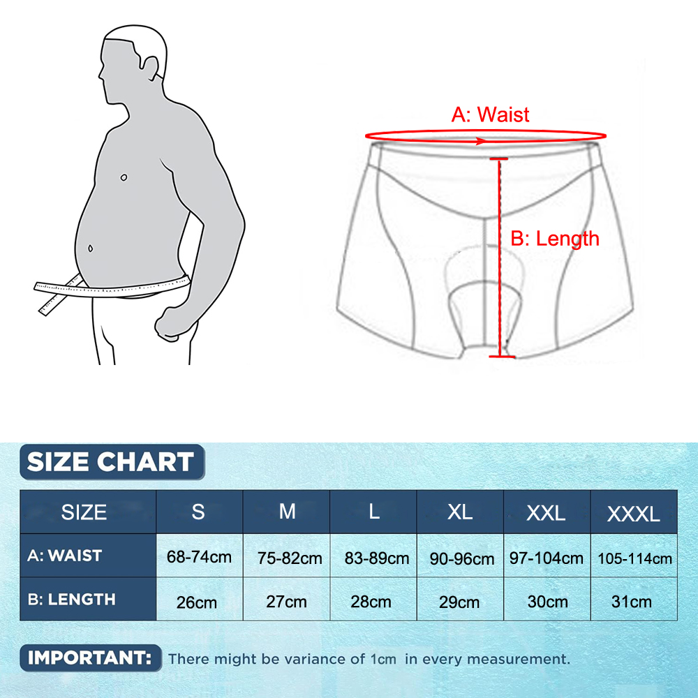 1ชิ้นขี่จักรยานชุดชั้นในสําหรั - Mountain Biking Underwear บทวิจารณ์และราคา