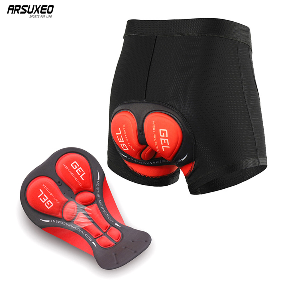ARSUXEO กางเกงขาสั้นผู้ชายขี่จ - Mountain Biking Underwear บทวิจารณ์และราคา